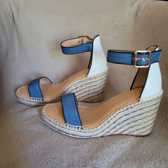 Cabi wedge espadrille sandals size 8 - Picture 6 of 12